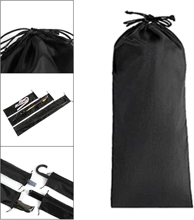 حقيبة منظم من النايلون بسحب 15 سم × 35 سم للإكسسوارات الخارجية لحمل الظهر وغلاف حامل الكاميرا - Image 2